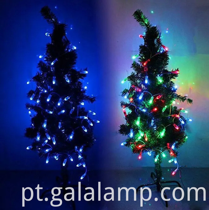 Luzes de corda de pixels à prova d'água para decoração ao ar livre